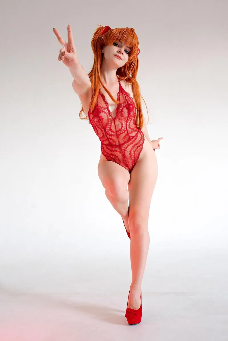 Thumbnail Asuka from Evangelion by Irina_Sabetskaya: A Stunning Cosplay Tale in CosplayLewd