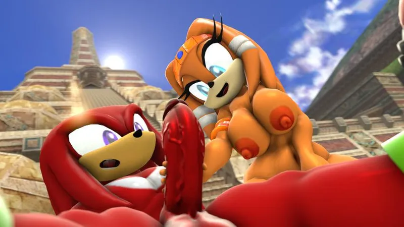 Thumbnail Delving into the Romance of Knuckles x Tikal in SonicPorn World