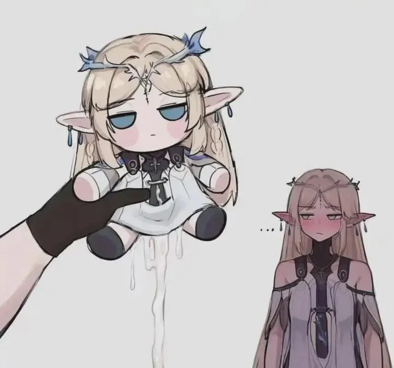 Thumbnail Delve into Fantasy with 'You’re aware that's a portal into me right...?' in the MonsterGirl Category