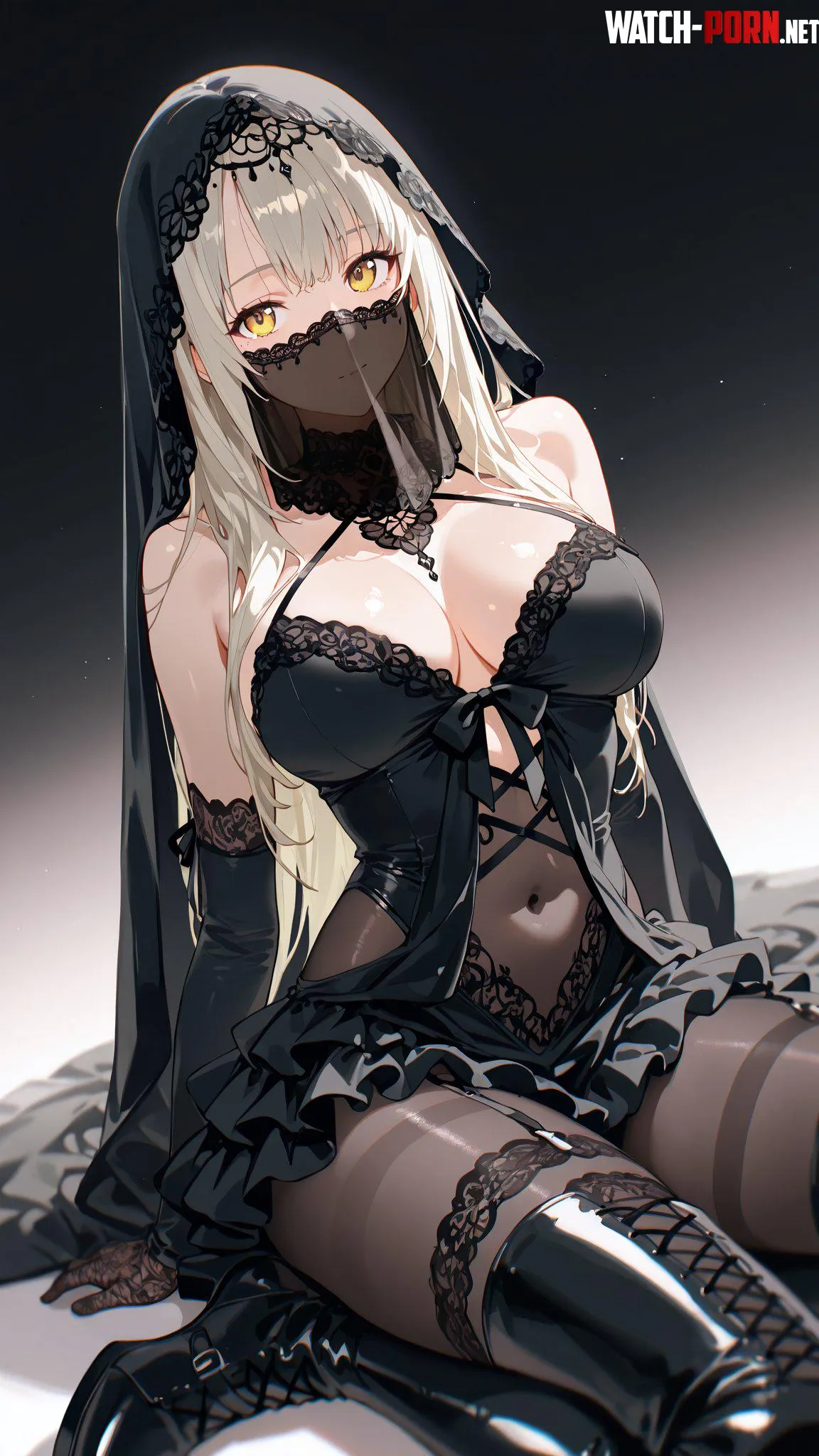 Dark Veiled Sister by WoolsonDaSheep