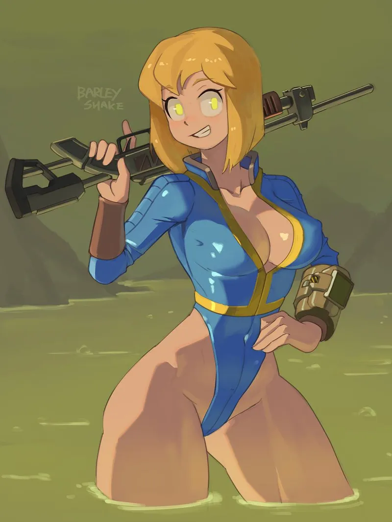 Thumbnail Vault Girl from Fallout: A Sizzling Anime Bodysuit Tribute
