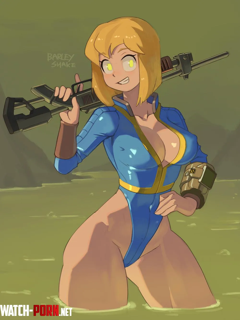 Vault Girl (barley shake on Pixiv) [Fallout] by TheDerpSpoon
