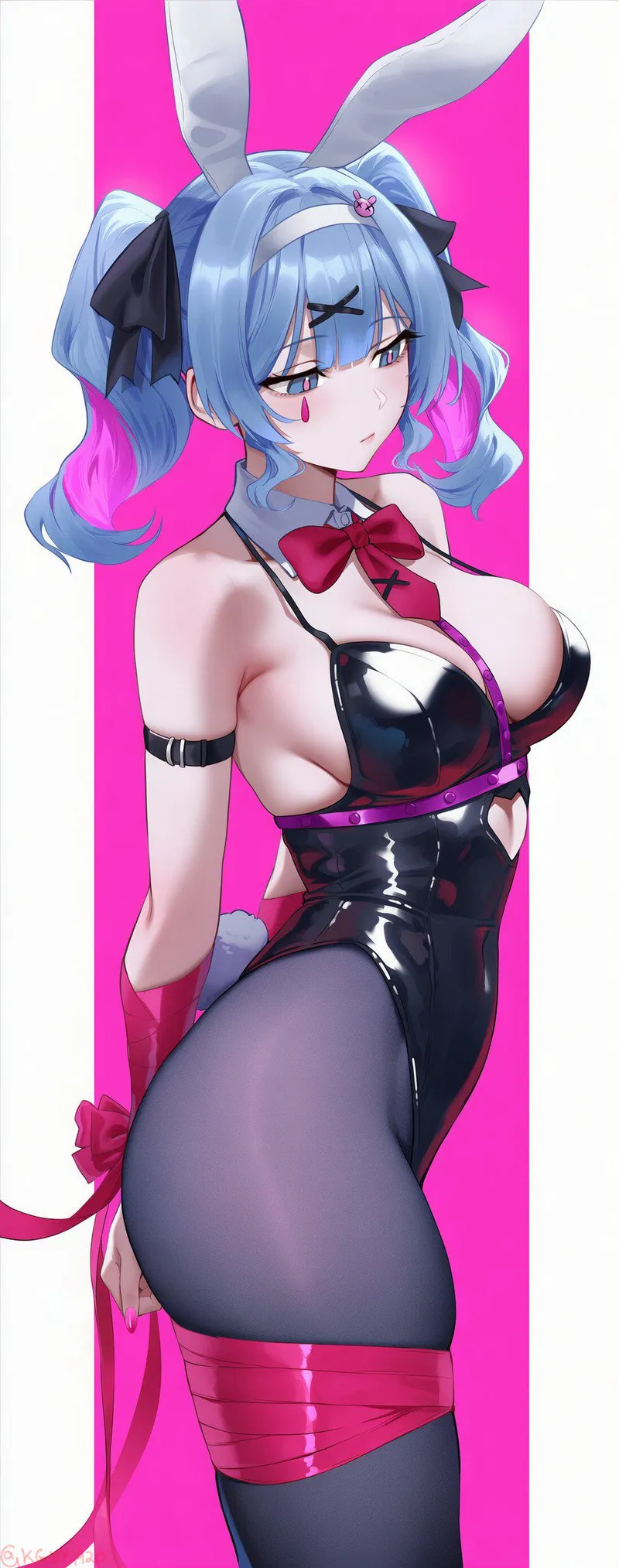 Thumbnail Delightful Design: Rabbithole Miku Shines in Anime Bodysuit