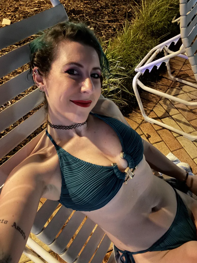 Thumbnail Nighttime Beauty: Unveiling the Bikini Glory | sirenskiss3