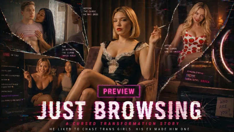 Thumbnail AITS74's 20-Minute AI Film Just Browsing Unravels Cursed MTF Transformation