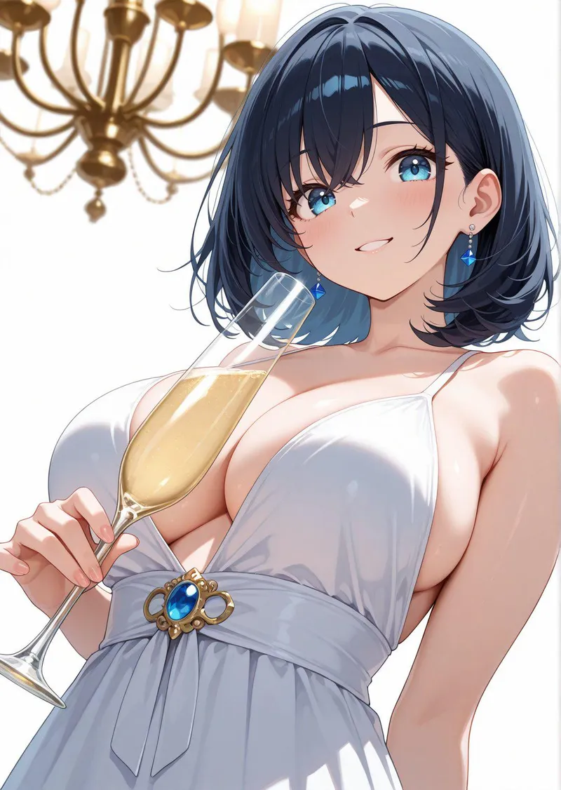 Thumbnail Raise a Glass of Champagne with WoolsonDaSheep in the OppaiLove Category