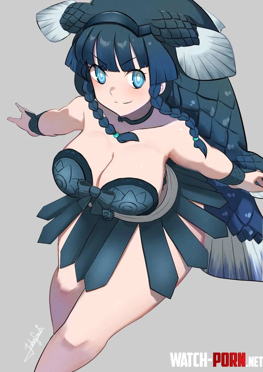 Coelacanth cute dress [kemono friends] (john) by RainDMask