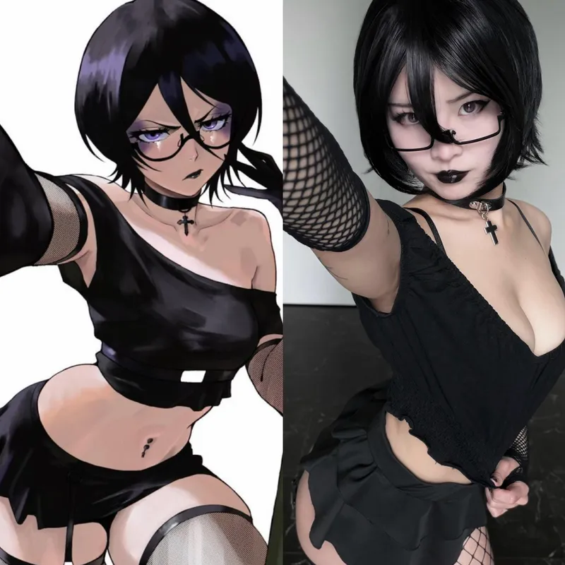 Thumbnail Captivating Rukia: Dystorra's Mesmerizing Cosplay