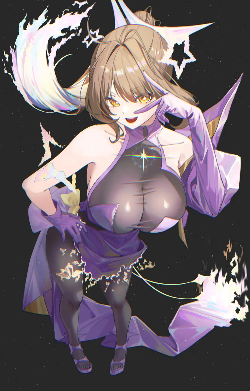 Thumbnail Exotic Elegance: Anis Dazzles in Nikke's Anime Bodysuit