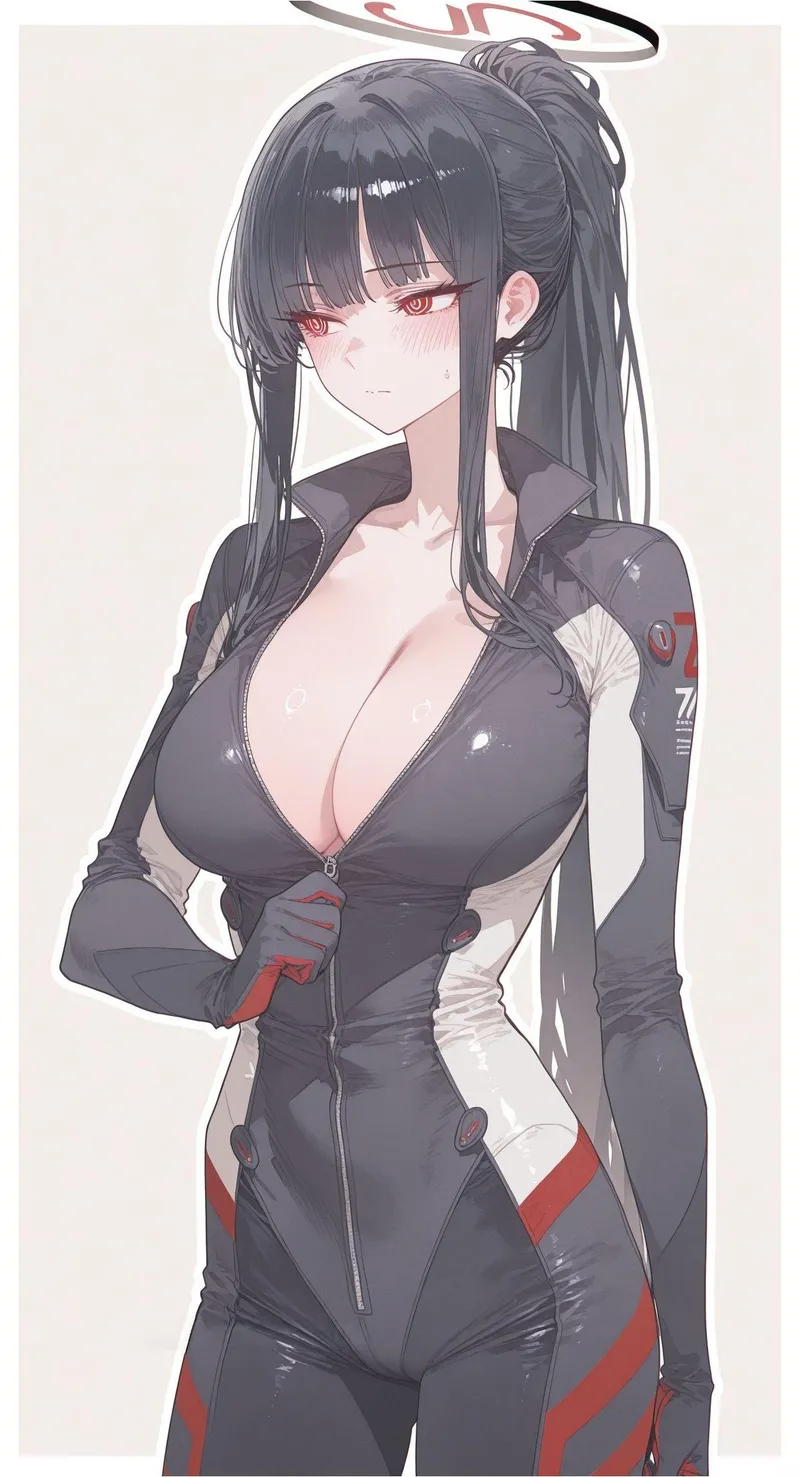 Thumbnail Witness Rio Unzipping in Blue Archive by WoolsonDaSheep in OppaiLove