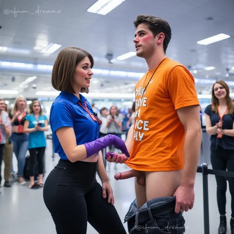 Thumbnail Emergency Search at the Airport: CFNM Adventure by don_mathew