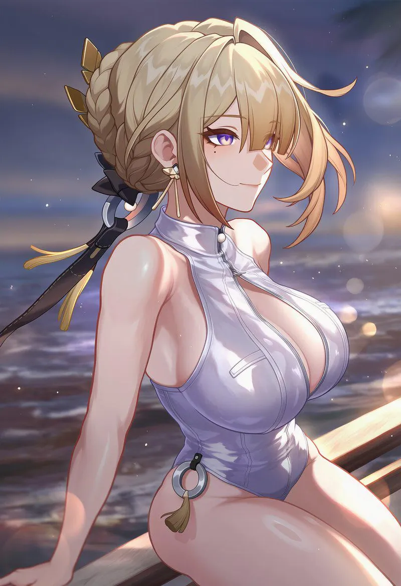 Thumbnail Evelyn from Zenless Zone Zero: Striking Anime Bodysuit Character