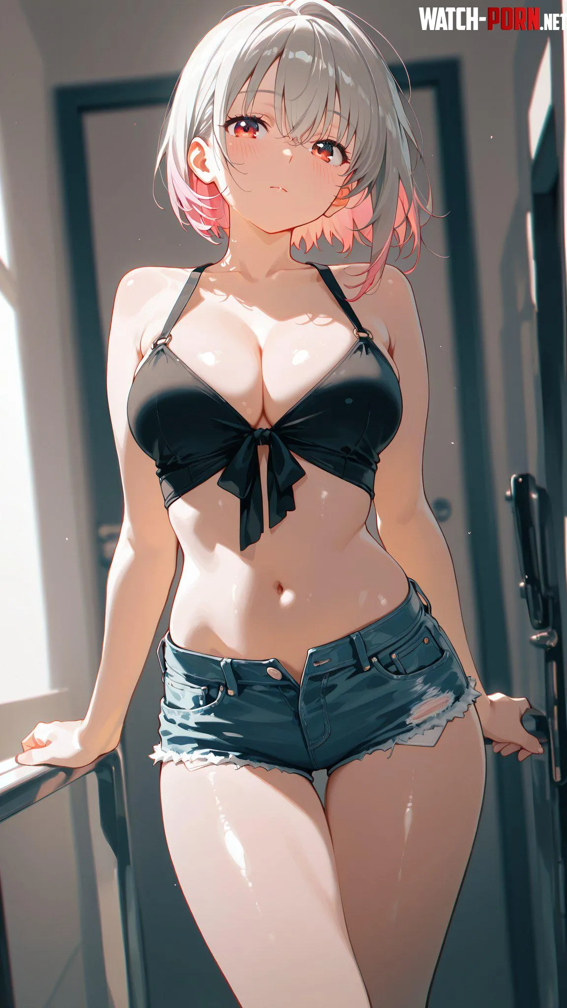 Denim Short Shorts by WoolsonDaSheep