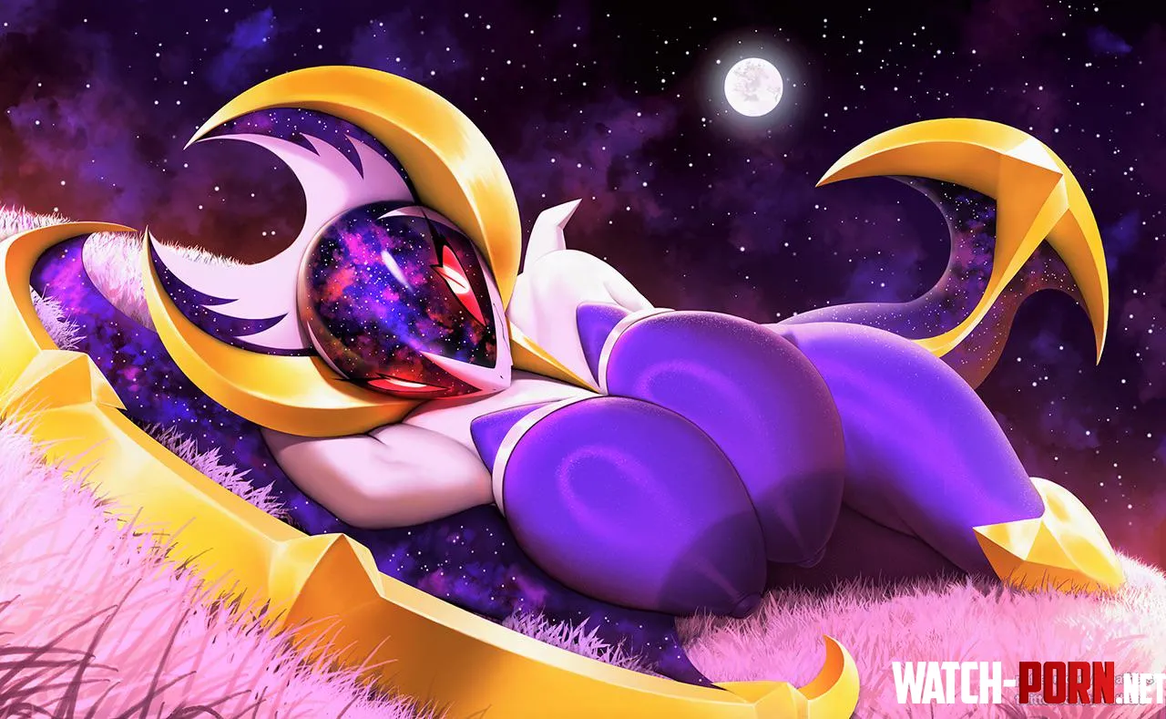 Lunala Starring At You(thousandfoldfeathers) by Weavi_Ghost
