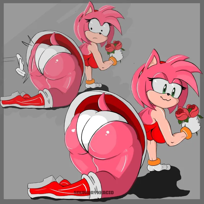 Thumbnail Rose Beauty: Amy Rose from Sonic the Hedgehog by Ok_You2035 in SonicPorn