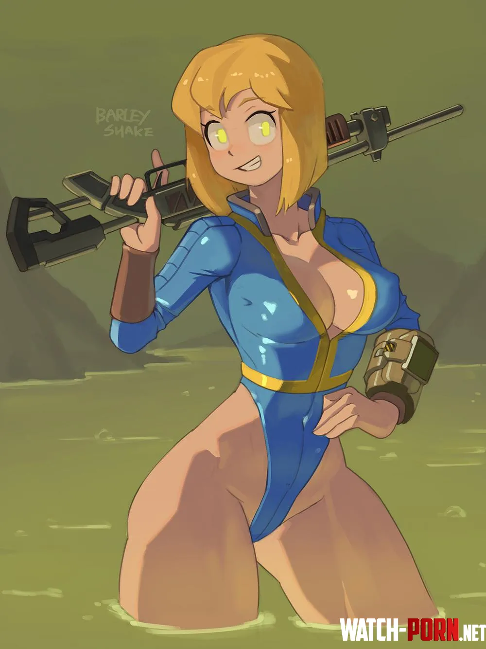 Vault Girl (barley shake on Pixiv) [Fallout] by TheDerpSpoon