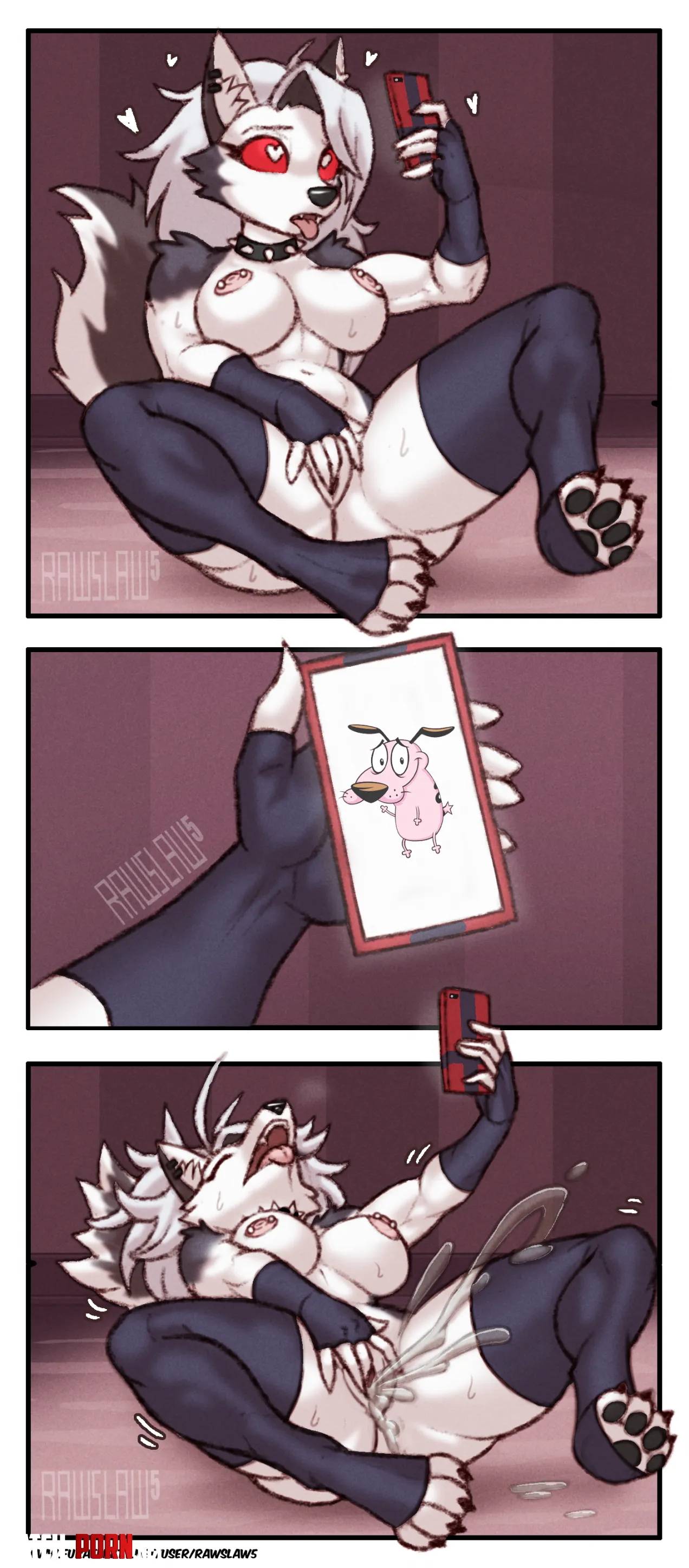 Loona's secret goon material [F] (Rawslaw5) by shaddywulfer