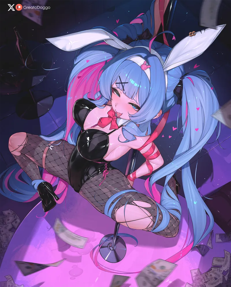 Thumbnail Miku Showered in Wealth | poopycacashire | ecchi