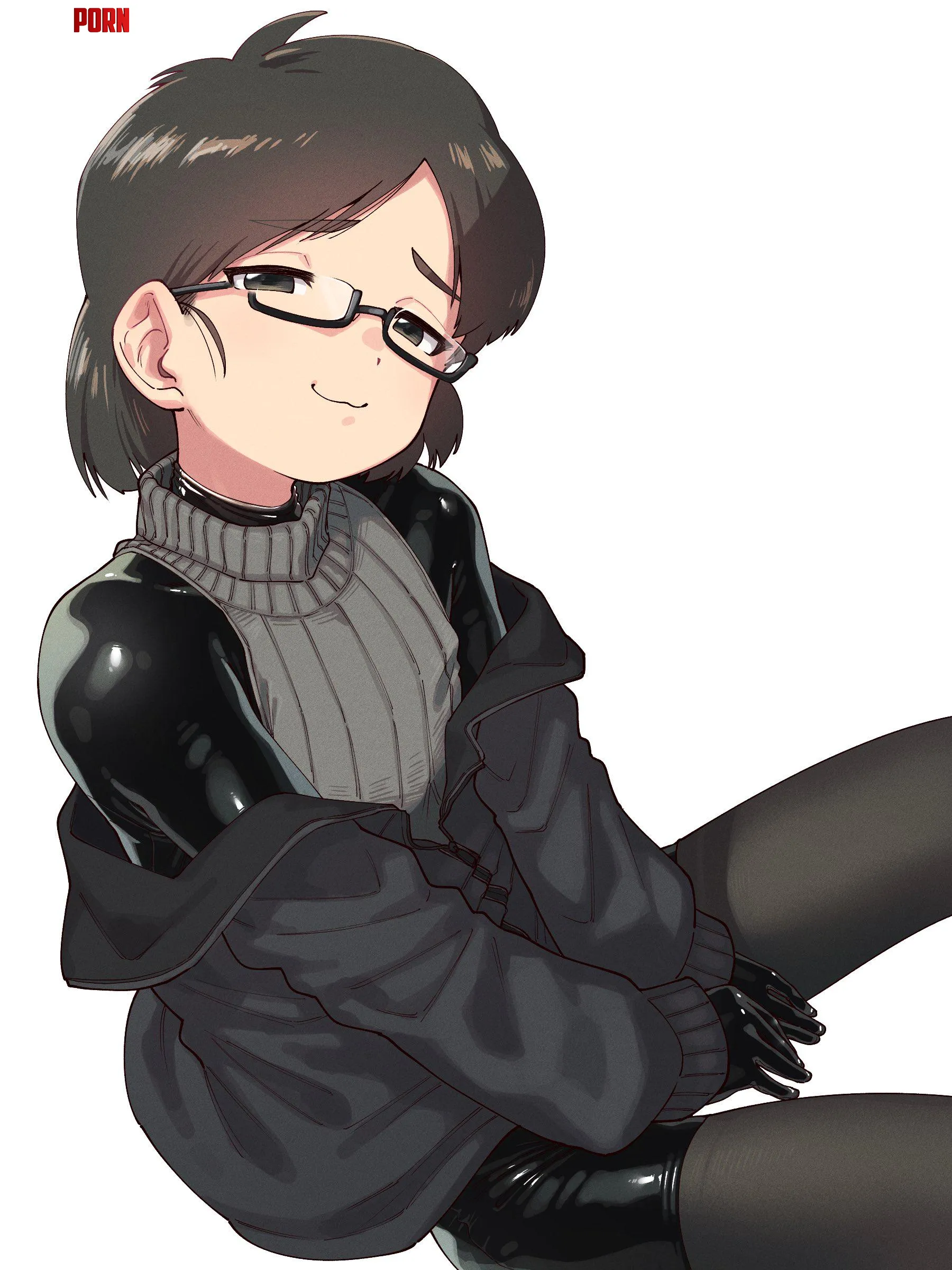 Latex under casual (@funa_funa_temi) by thrwawayplsnokillme