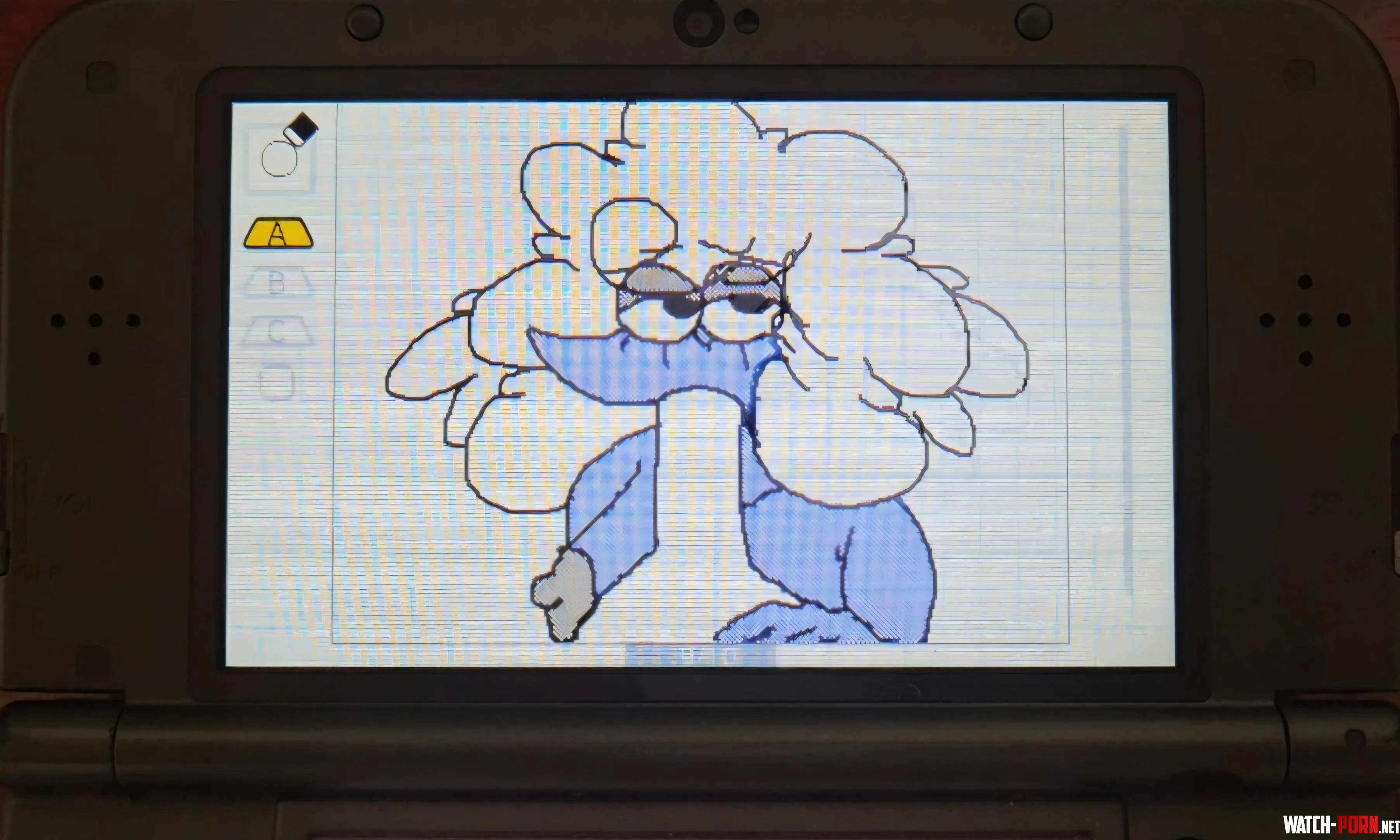 [Elnina] A frame of this short animation by me (GlitchArt) by theblueguy05