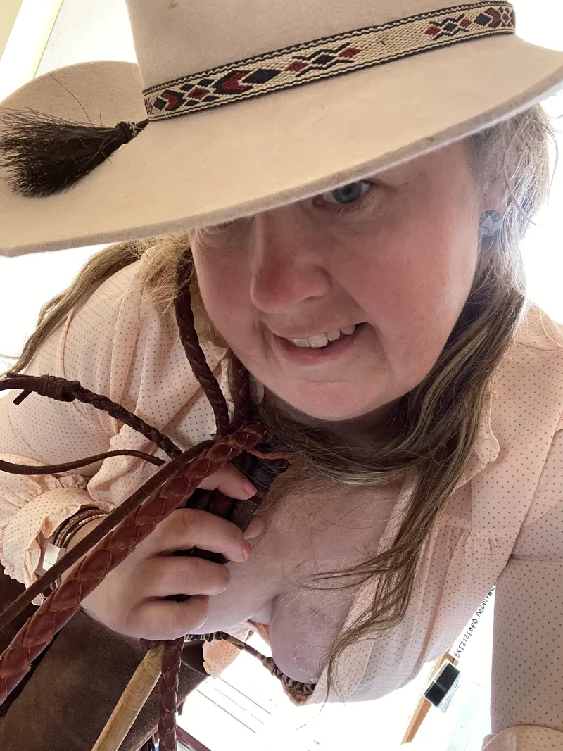 Thumbnail AussiegirlOF Dares You to Handle a Blonde Cowgirl