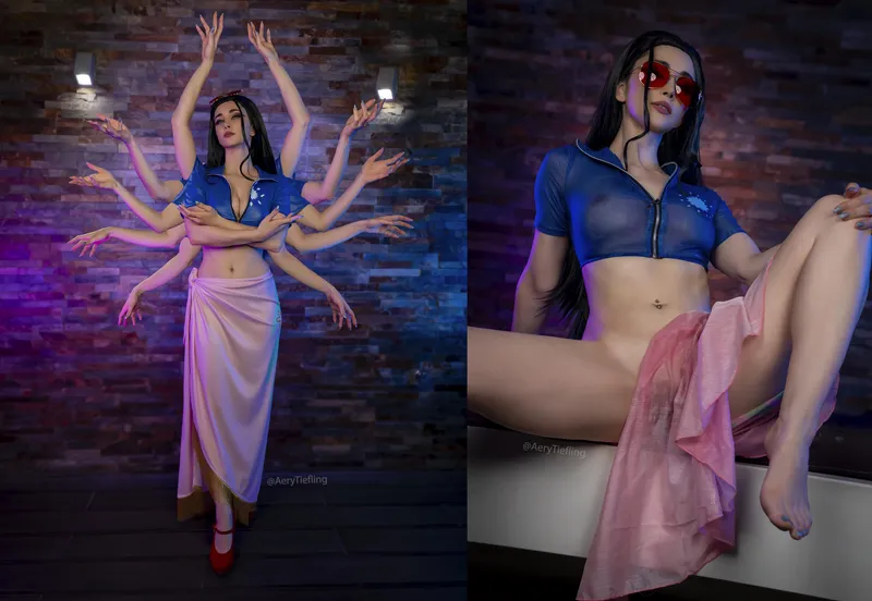 Thumbnail Cosplay Delight: Aery Tiefling as Nico Robin [OC] | AeryKorvair