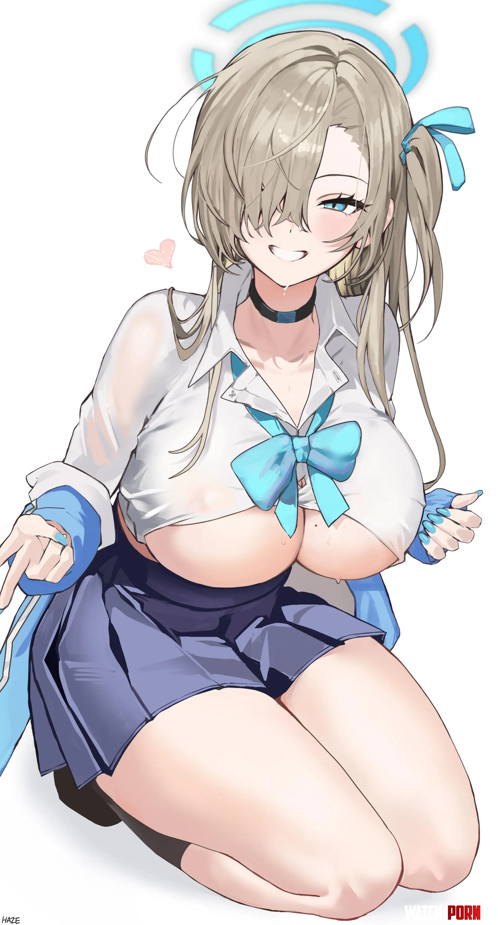 Asuna's underboob (Blue Archive) by Alone_Gain4947