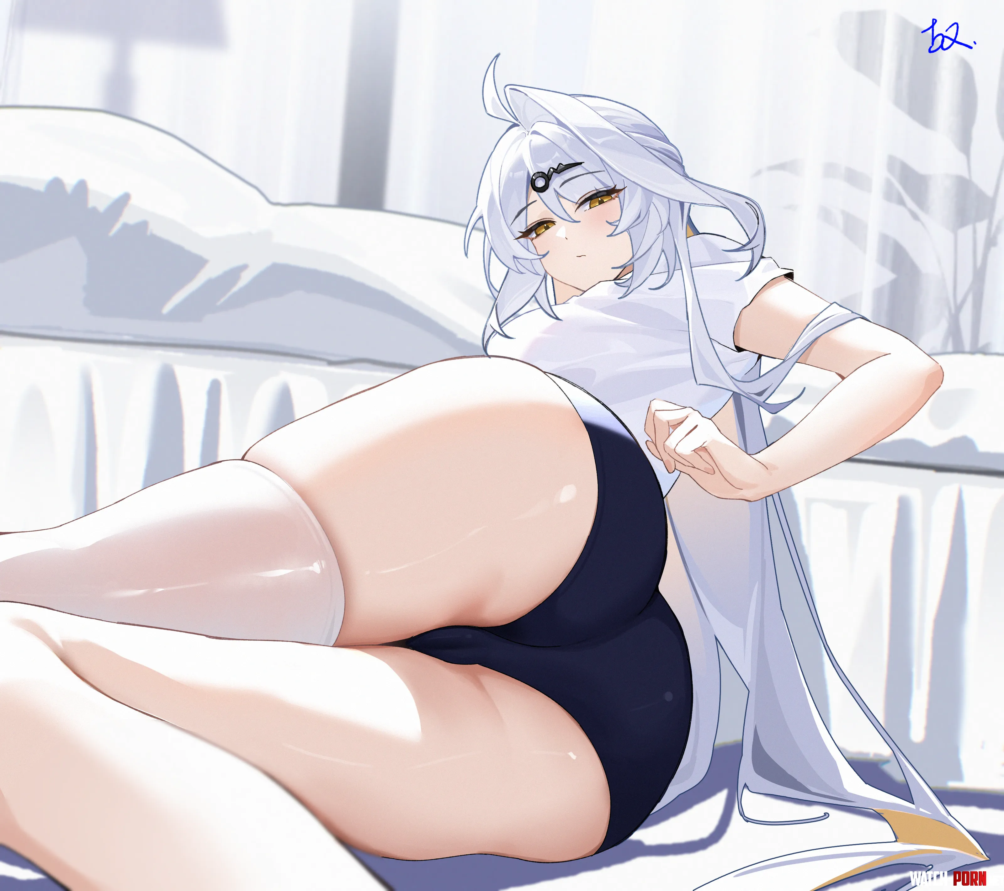 Yixuan wearing her favorite pair of bloomers (guhuabingwu) [Zenless Zone Zero] by LafterMastr