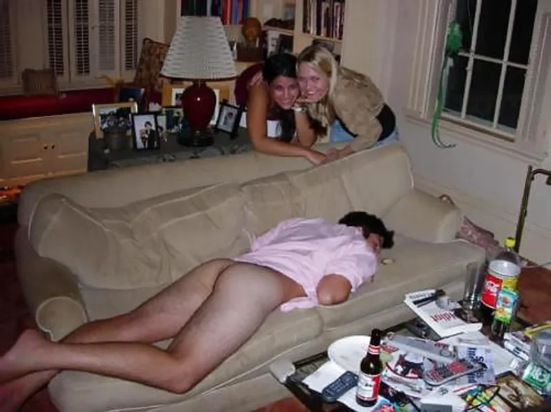Thumbnail Party Tease: A Bold Photo Memory - HornyMischief | CFNM