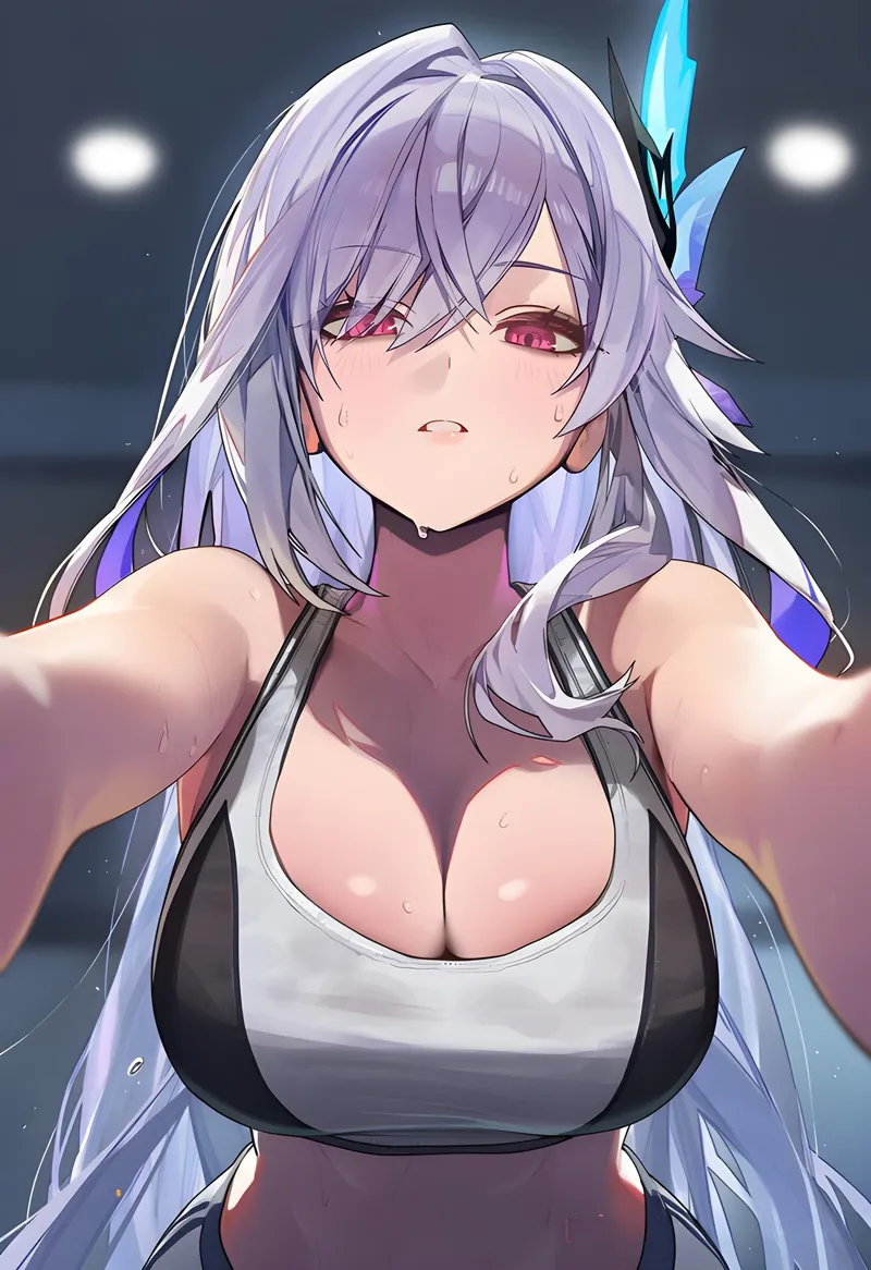 Thumbnail Sensual Skirk from Genshin Impact by WoolsonDaSheep - OppaiLove Category