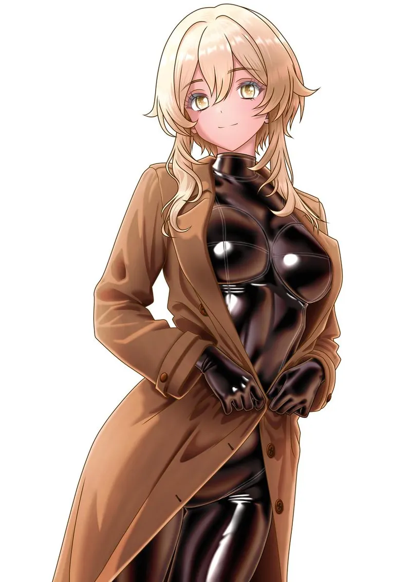 Thumbnail Lumine's Alluring Bodysuit and Coat Outfit [Genshin Impact]