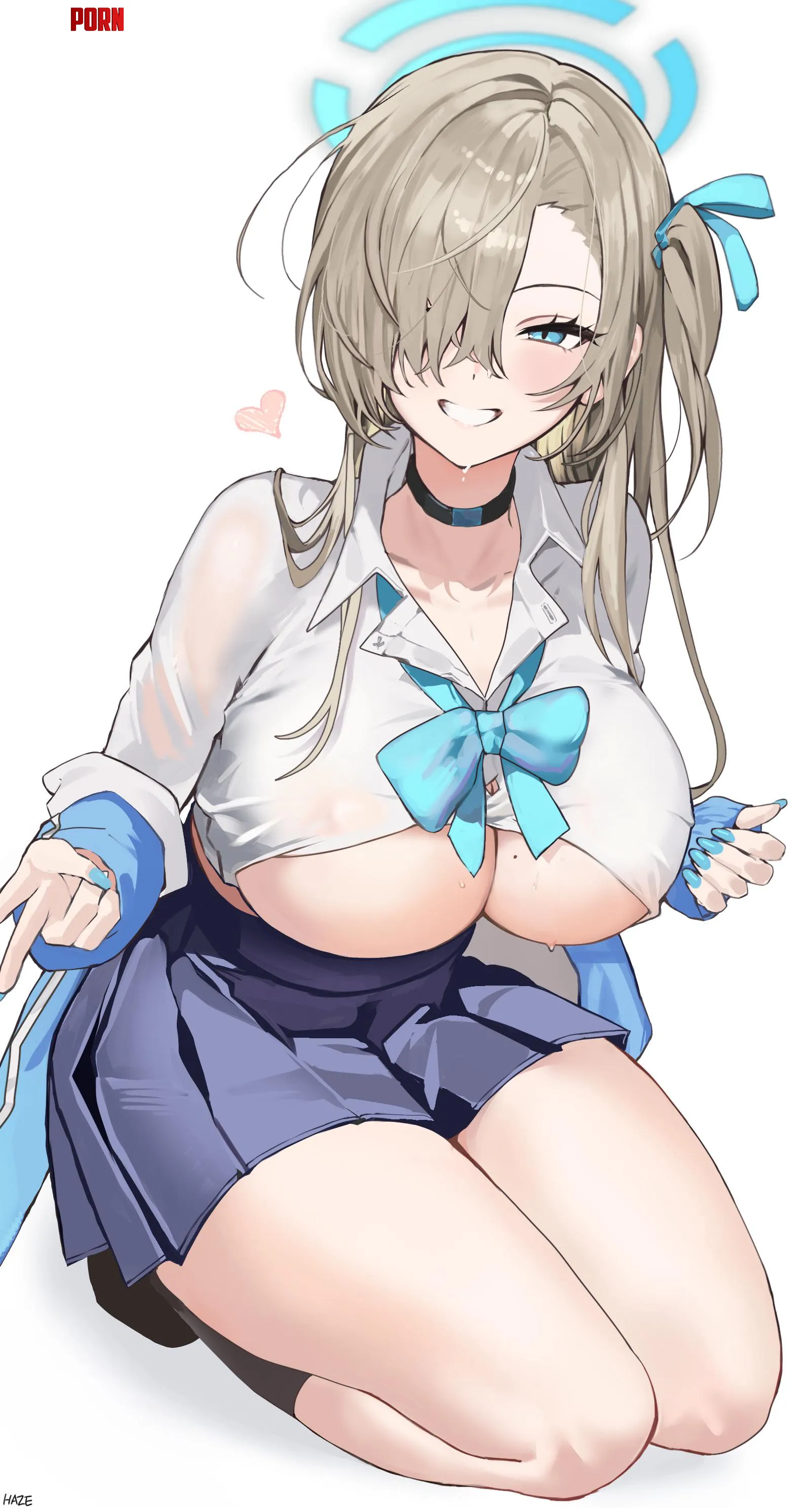 Asuna's underboob (Blue Archive) by Alone_Gain4947