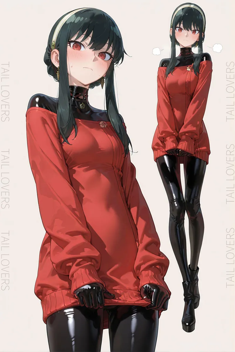 Thumbnail Yor Forger [SpyXFamily] Fan Art by WoolsonDaSheep - animebodysuits Category