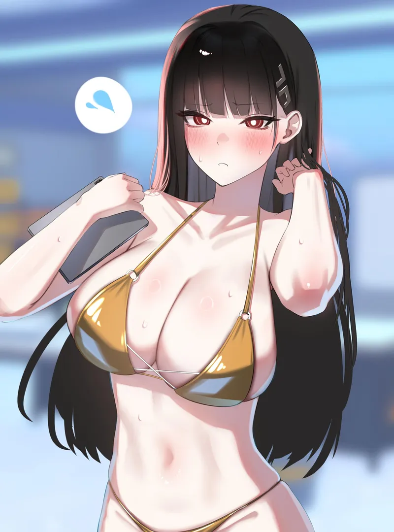 Thumbnail xSaviour_N's Rio in Gold Bikini Feature | ecchi