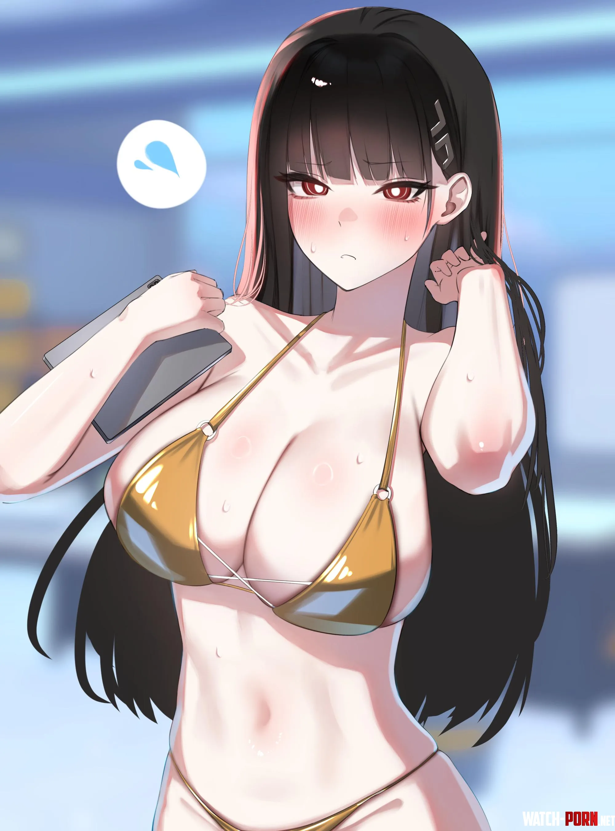 Rio in gold bikini by xSaviour_N