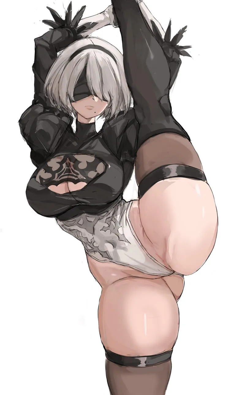 Thumbnail Rakfork's Sensual 2B Stretch on thighdeology by Silent_Steak_9540