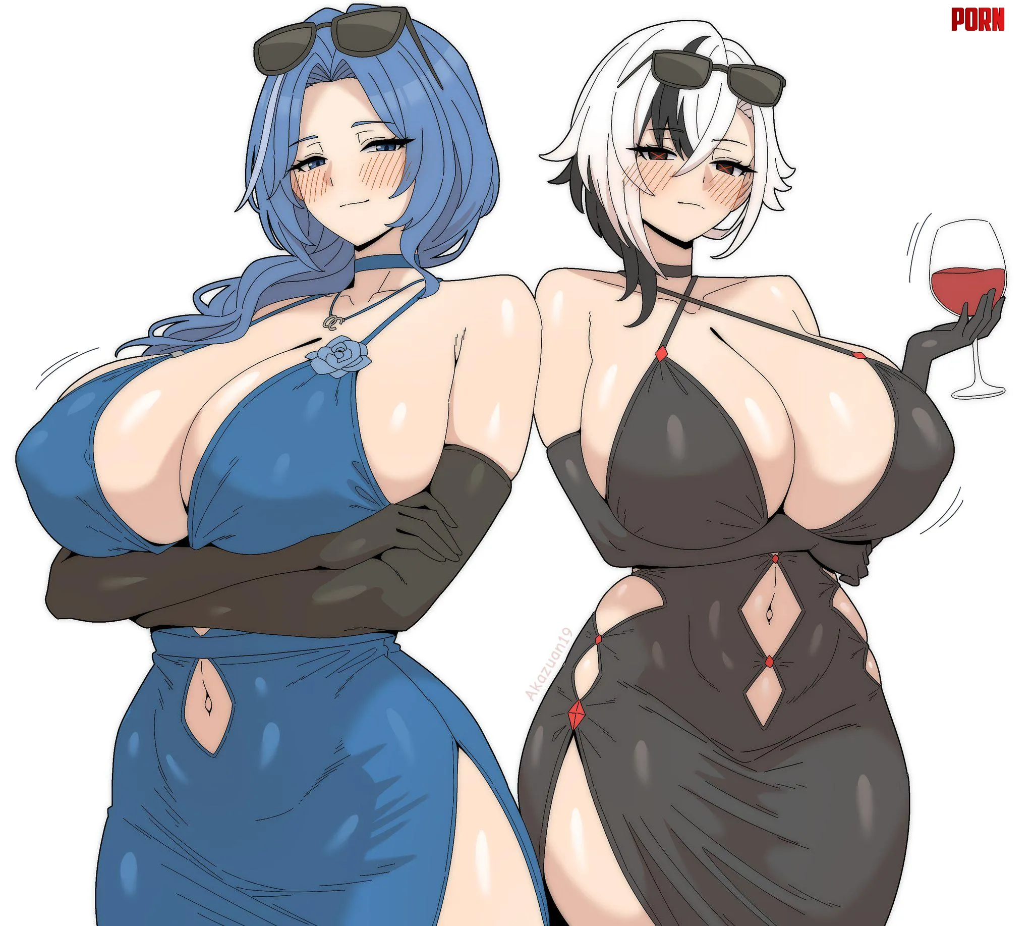 Helen and Arlecchino ready to Party (AKZN19) by Bazaarthrone