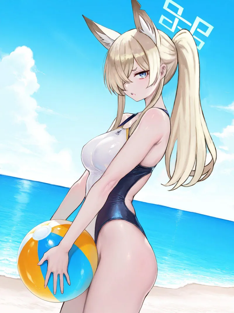 Thumbnail Blue Archive's Kanna: A Striking Swimsuit Character Exploration