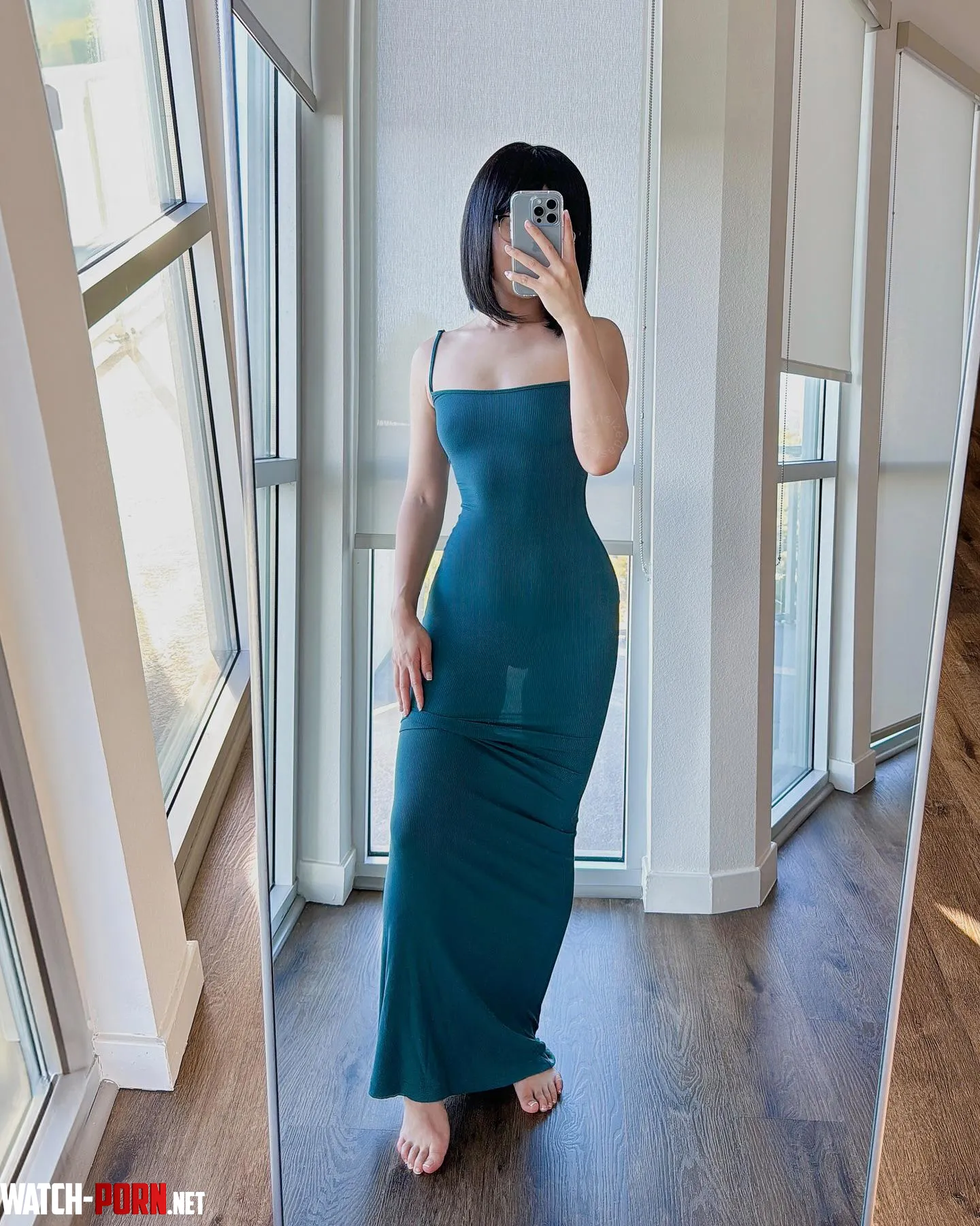 this green tight dress fits me like a glove by fun-sized-asian
