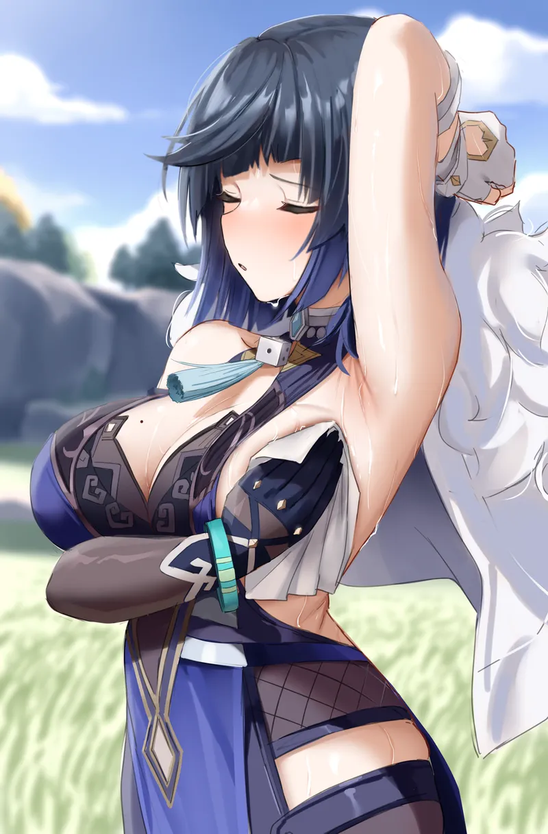 Thumbnail Genshin Impact's Yelan: Sweaty Moment by Adventurous_Row3305 | Ecchi