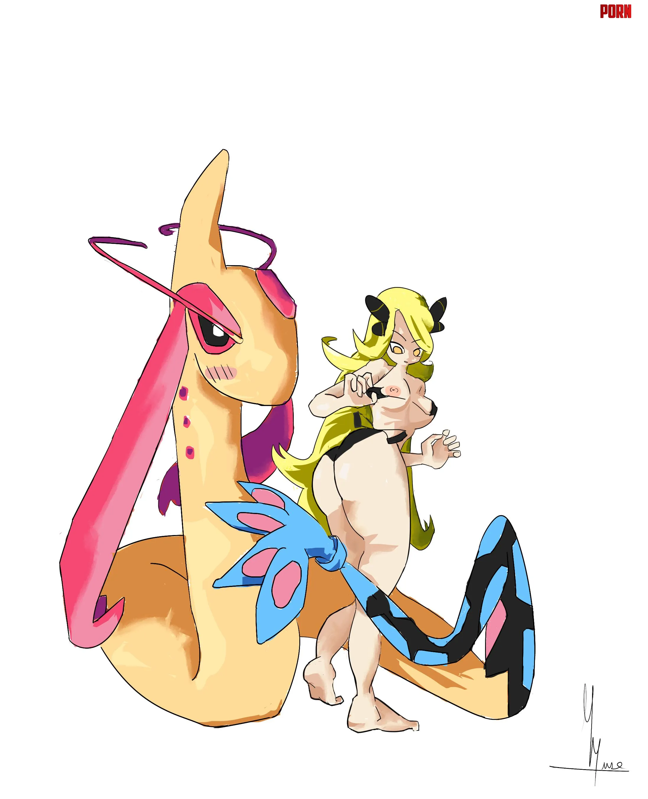 Cynthia thinks the bikini is too small, what about you? [OC] by agitogig