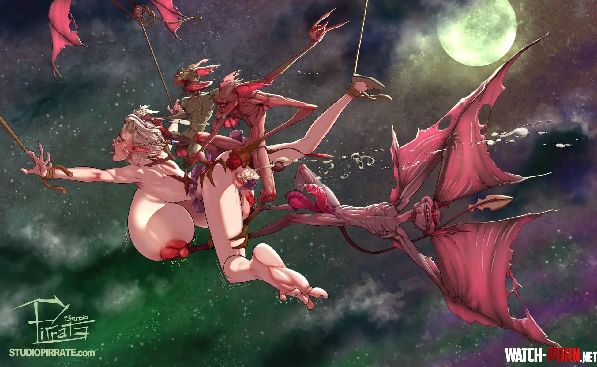 Elin captured too... (Studio-Pirrate) [Legend of Queen Opala] by EnigmusPrime
