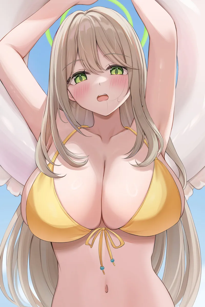 Thumbnail Discover Nonomi in Blue Archive's Swimsuithentai Edition