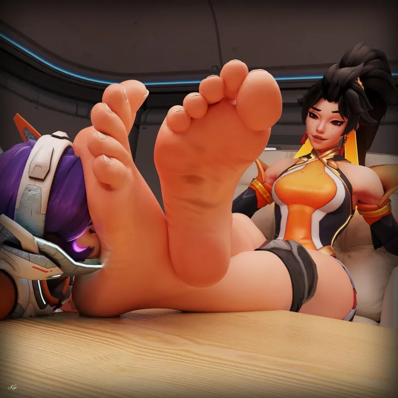 Thumbnail Anran & Juno from Overwatch: A Captivating Illustration - Kyoto709 | rule34feet