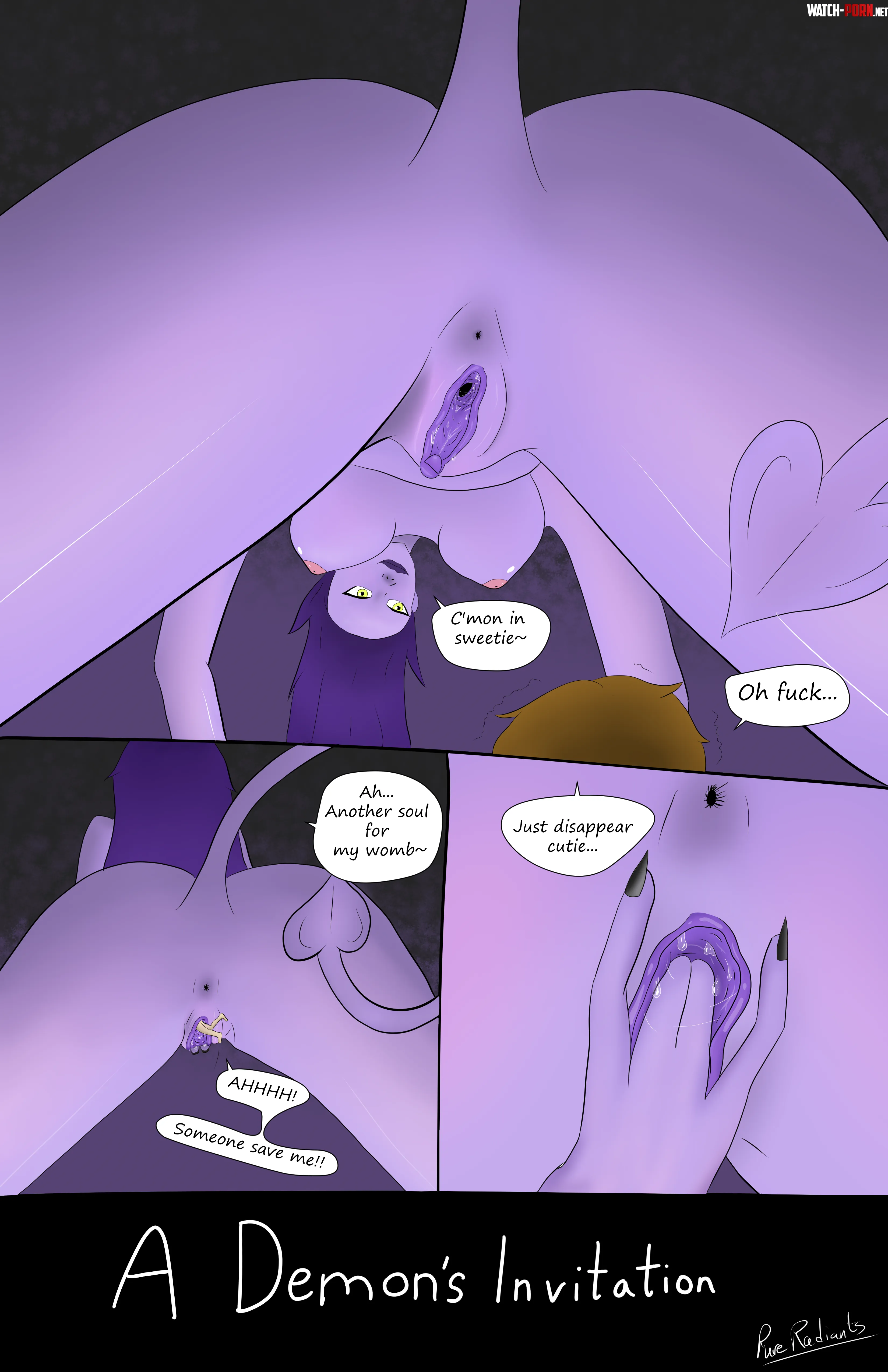 {comic} [OC] A succubus's pussy will devour your soul~ Would you still take the dive? by lie544