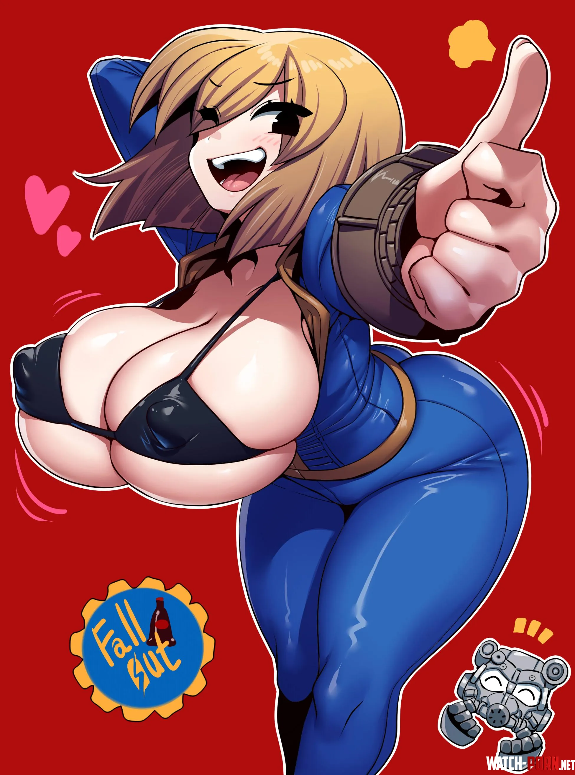 Vault Girl (Tsuki wani on Pixiv) [Fallout] by TheDerpSpoon