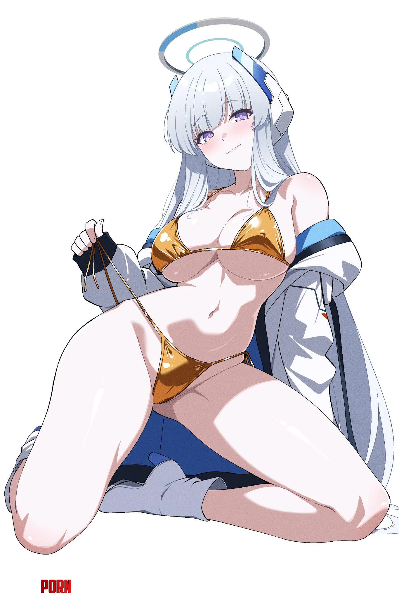 Golden Bikini Noa [Blue Archive] (Reia_76) by konosubak