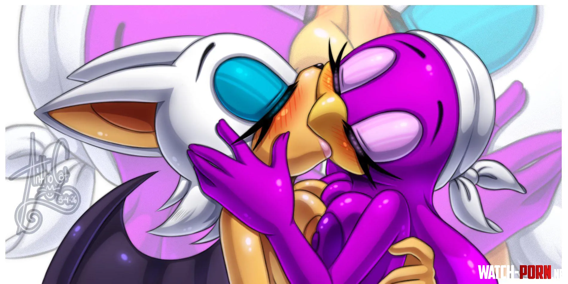 Wave Share. Deep kiss with Rouge (Antho’s Art) by Ok_Tomato5849