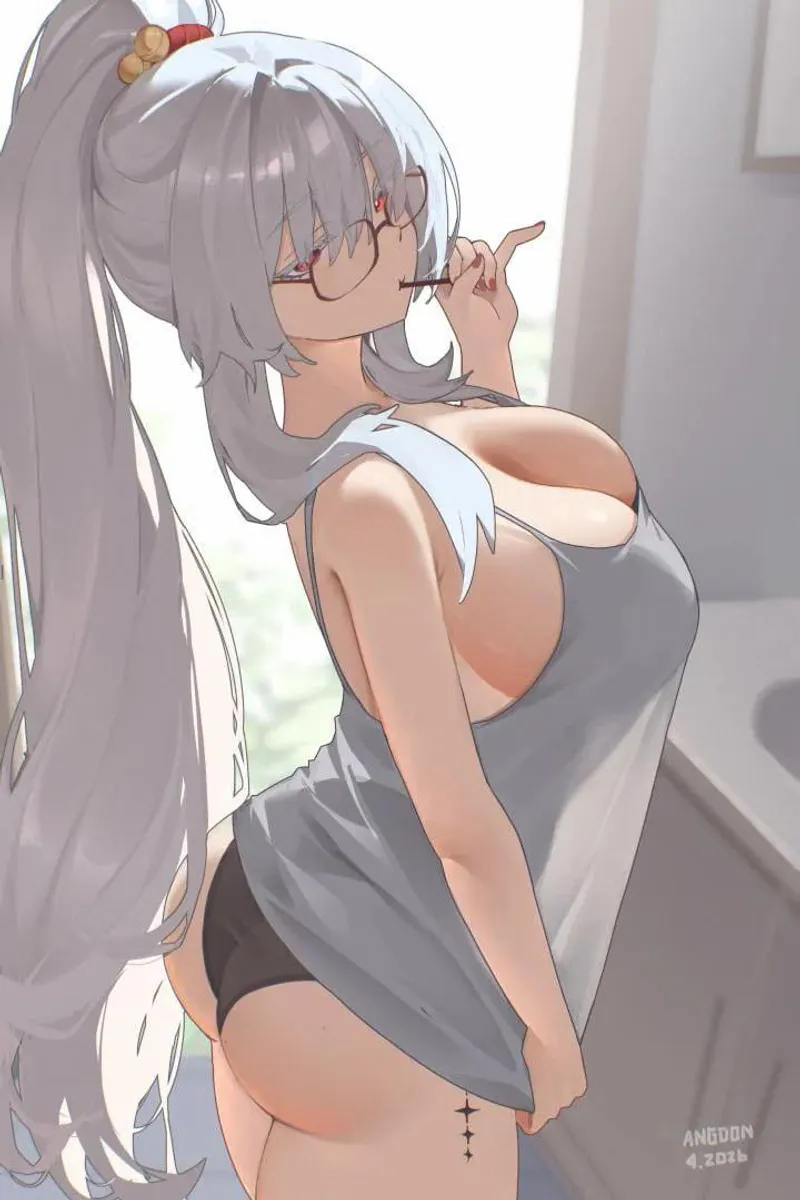 Thumbnail Bathing Beauty: Hiyuki in the Bathroom by StarBlissful