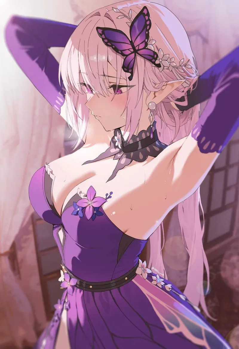 Thumbnail Enter the World of Castorice from Honkai Star Rail by TheRoySez | animearmpits